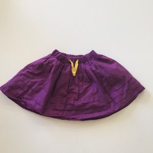 Mini boden size 2-3 100% cotton purple skirt